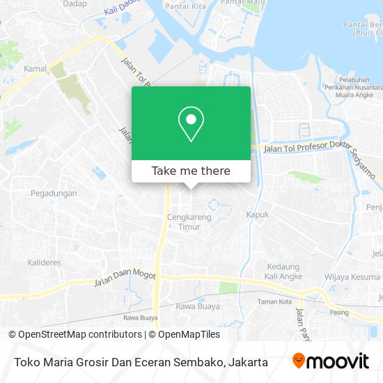Toko Maria Grosir Dan Eceran Sembako map