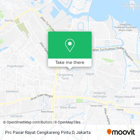 Prc Pasar Rayat Cengkareng Pintu D map