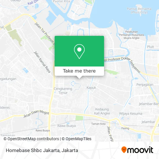 Homebase Shbc Jakarta map