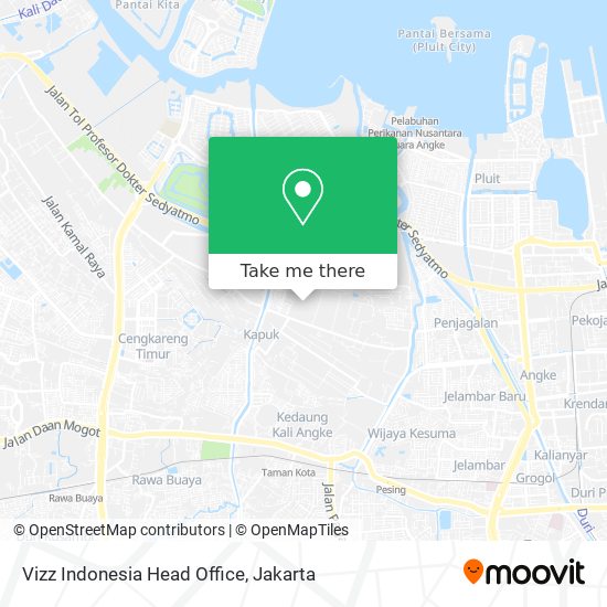 Vizz Indonesia Head Office map