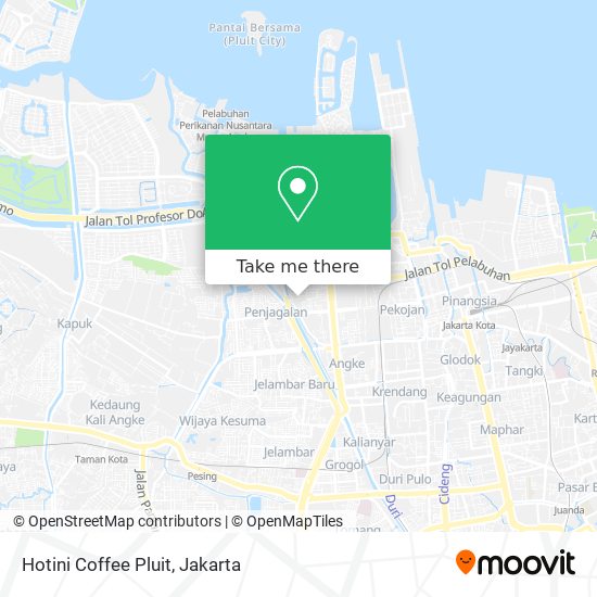 Hotini Coffee Pluit map