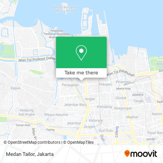 Medan Tailor map