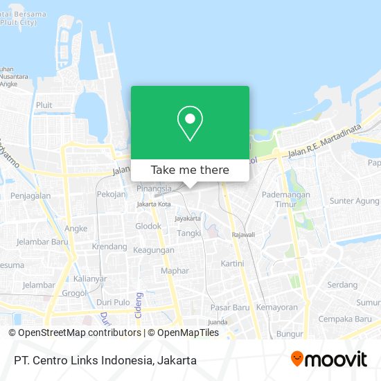 PT. Centro Links Indonesia map