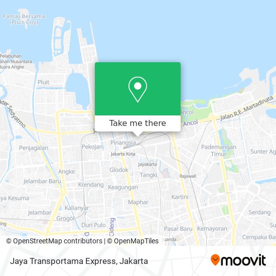 Jaya Transportama Express map
