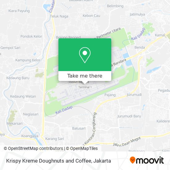 Krispy Kreme Doughnuts and Coffee map