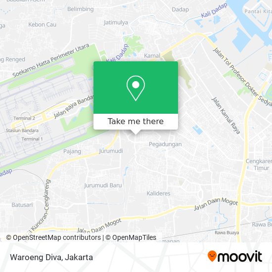 Waroeng Diva map