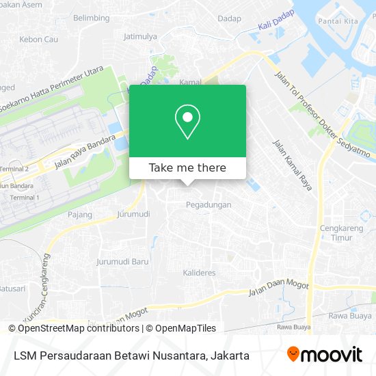 LSM Persaudaraan Betawi Nusantara map