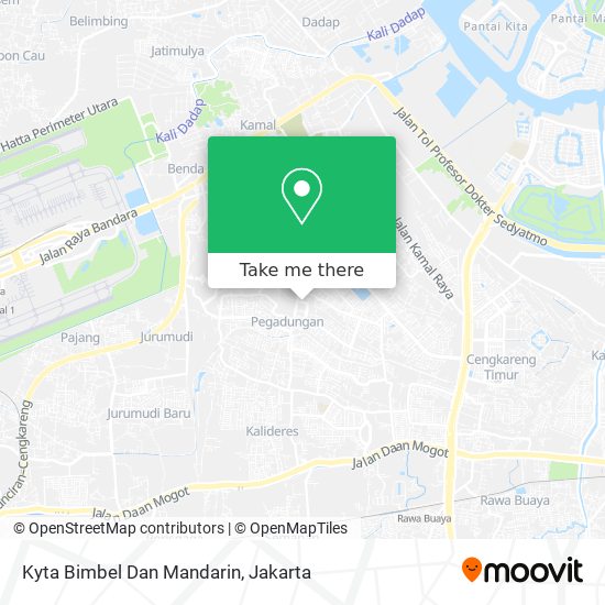Kyta Bimbel Dan Mandarin map
