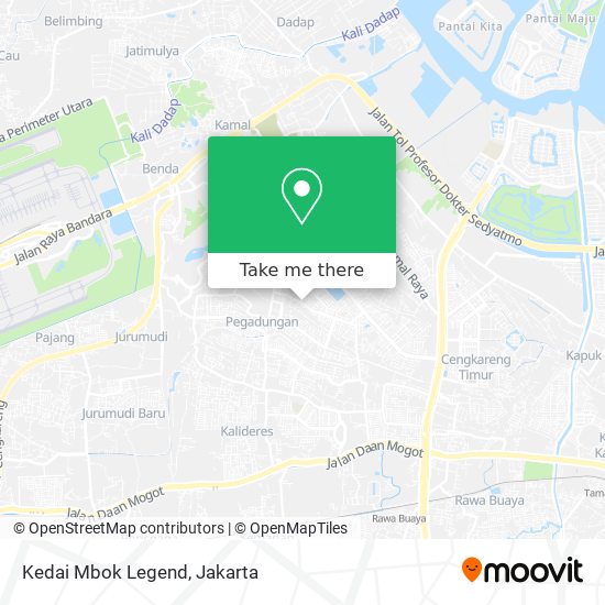 Kedai Mbok Legend map