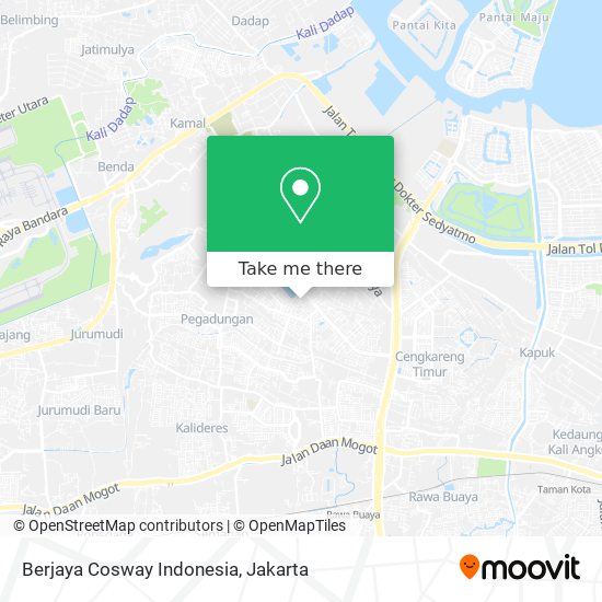 Berjaya Cosway Indonesia map