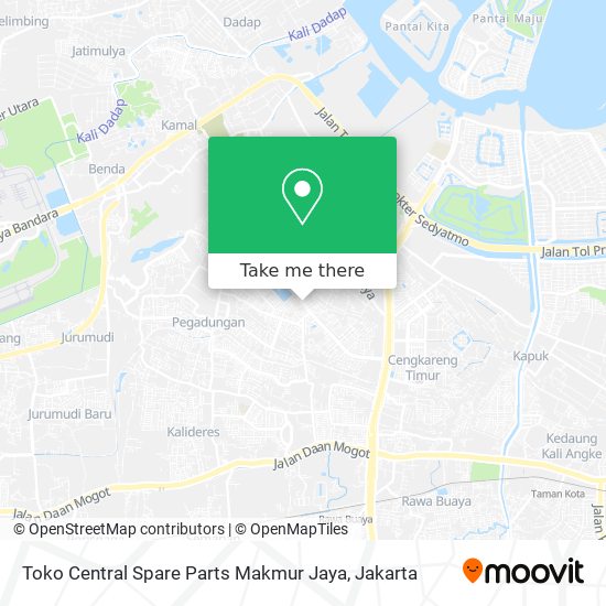 Toko Central Spare Parts Makmur Jaya map