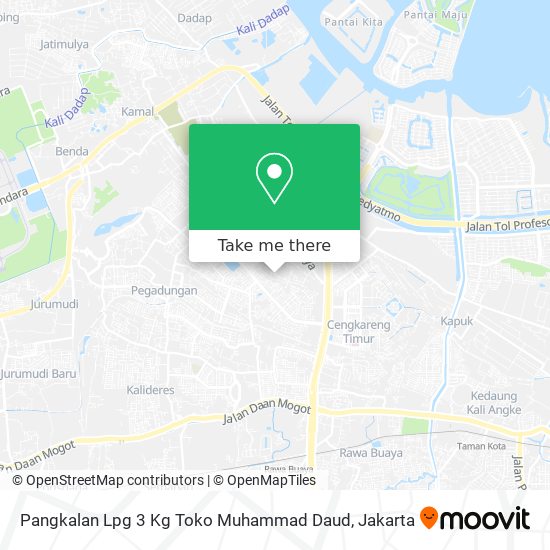 Pangkalan Lpg 3 Kg Toko Muhammad Daud map