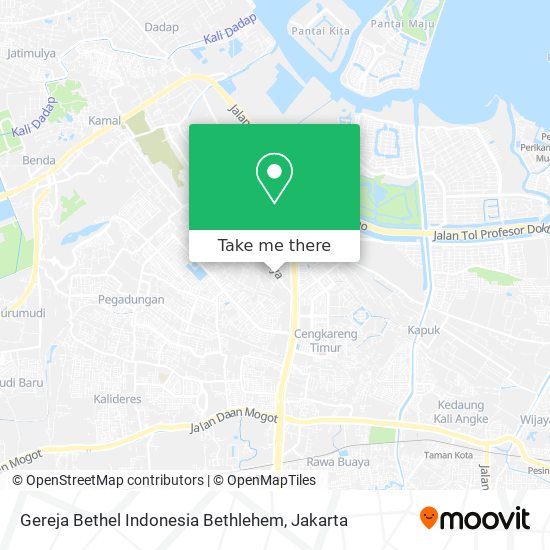 Gereja Bethel Indonesia Bethlehem map
