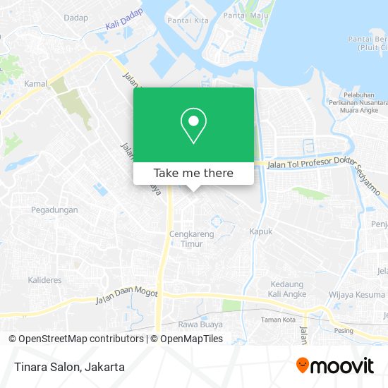 Tinara Salon map