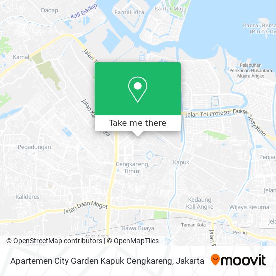 Apartemen City Garden Kapuk Cengkareng map