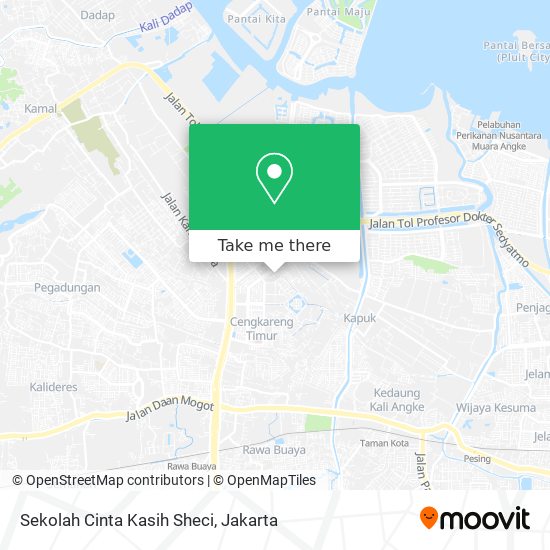 Sekolah Cinta Kasih Sheci map