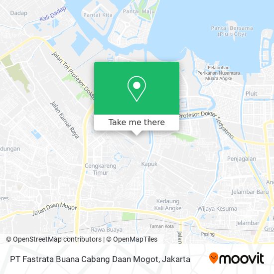 PT Fastrata Buana Cabang Daan Mogot map