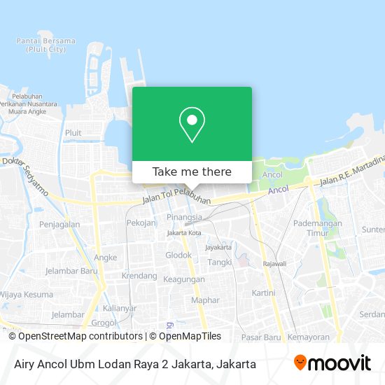 Airy Ancol Ubm Lodan Raya 2 Jakarta map