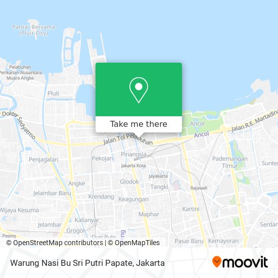 Warung Nasi Bu Sri Putri Papate map