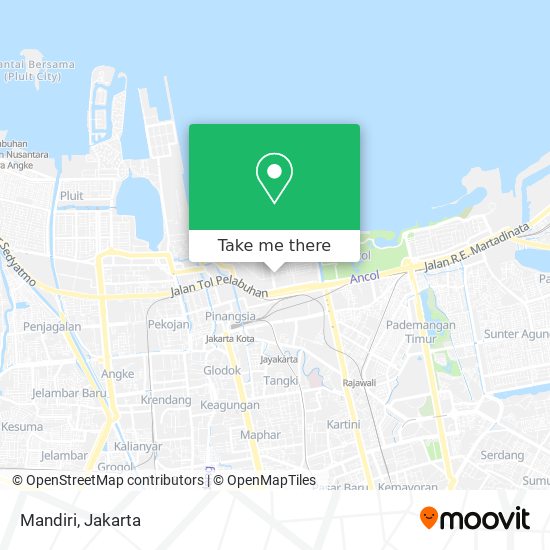 Mandiri map