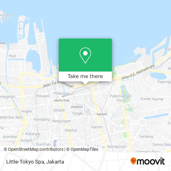 Little-Tokyo Spa map