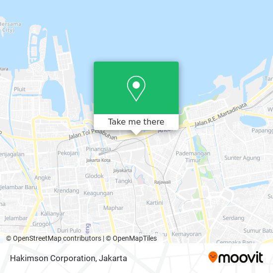 Hakimson Corporation map