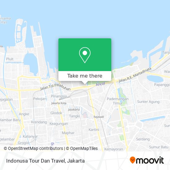 Indonusa Tour Dan Travel map