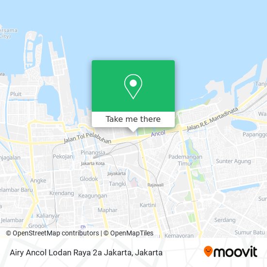 Airy Ancol Lodan Raya 2a Jakarta map