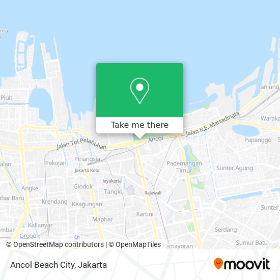 Ancol Beach City map