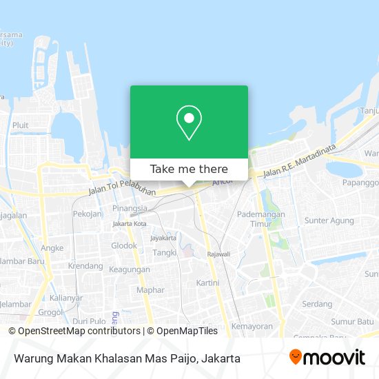 Warung Makan Khalasan Mas Paijo map