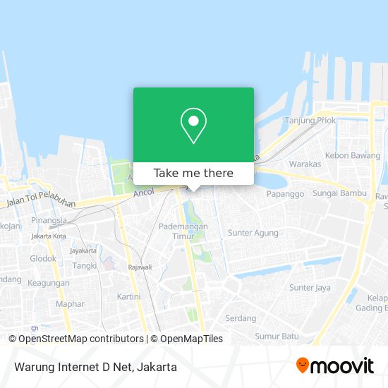 Warung Internet D Net map