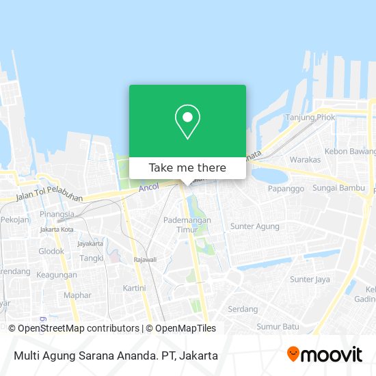 Multi Agung Sarana Ananda. PT map
