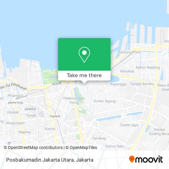 Posbakumadin Jakarta Utara map