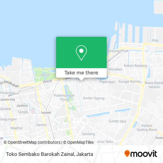 Toko Sembako Barokah Zainal map