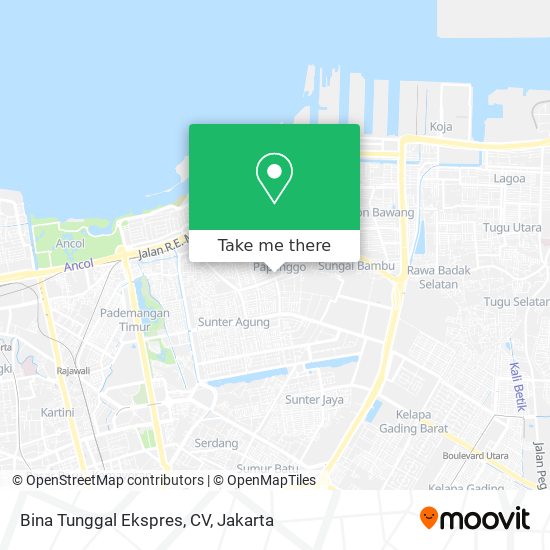 Bina Tunggal Ekspres, CV map