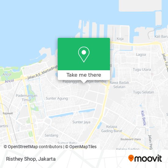 Risthey Shop map