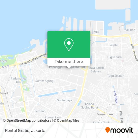 Rental Gratis map