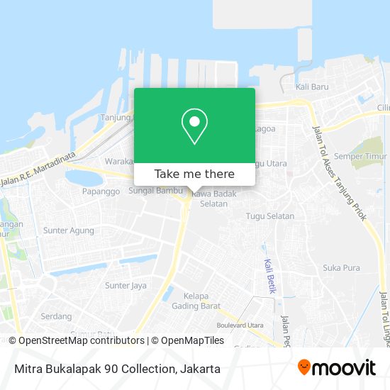 Mitra Bukalapak 90 Collection map