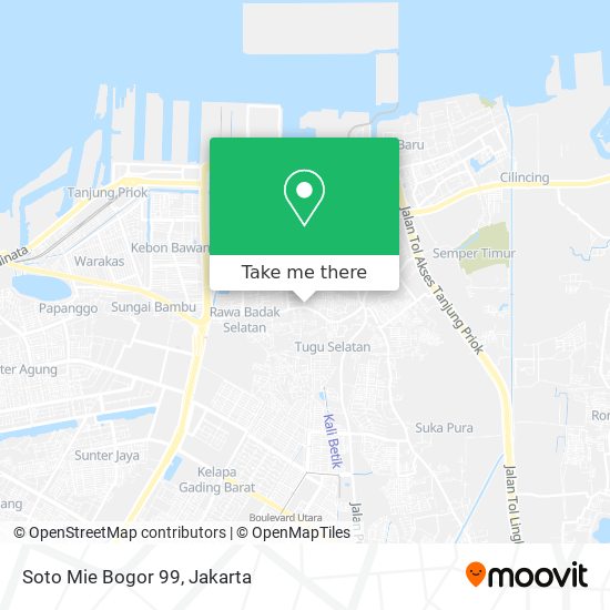 Soto Mie Bogor 99 map