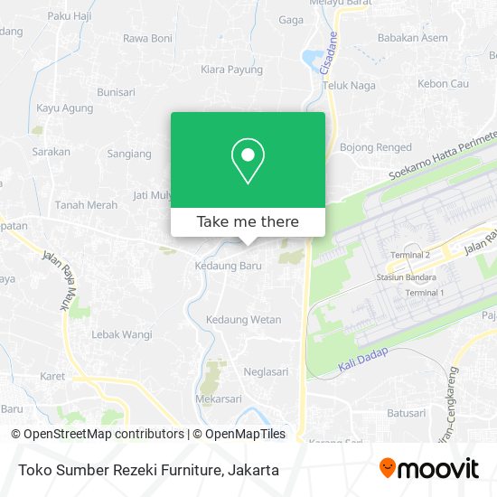 Toko Sumber Rezeki Furniture map