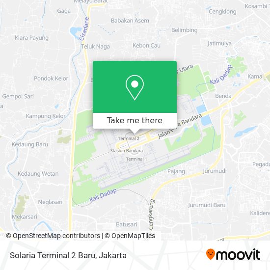 Solaria Terminal 2 Baru map