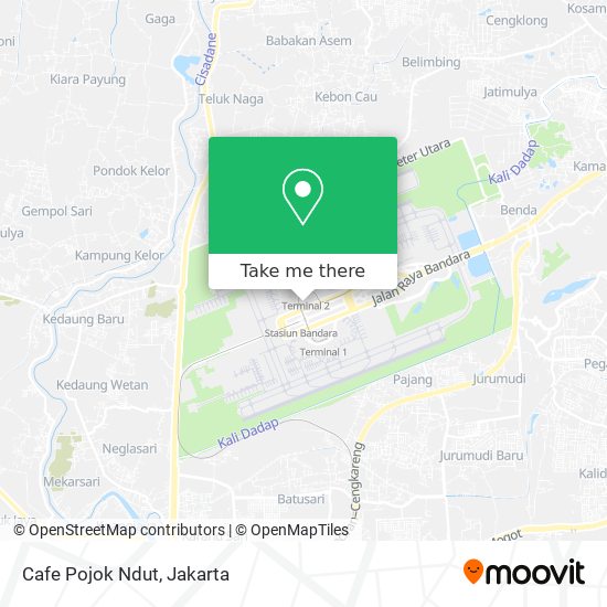 Cafe Pojok Ndut map
