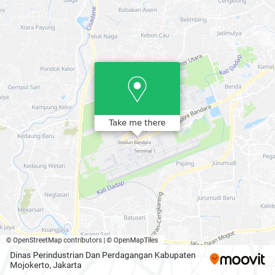 Dinas Perindustrian Dan Perdagangan Kabupaten Mojokerto map