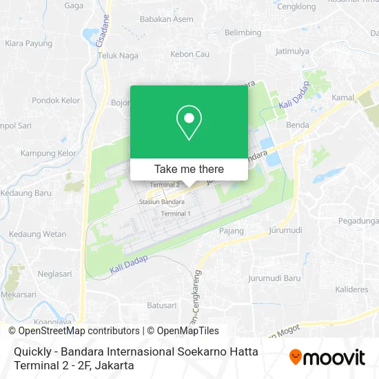 Quickly - Bandara Internasional Soekarno Hatta Terminal 2 - 2F map