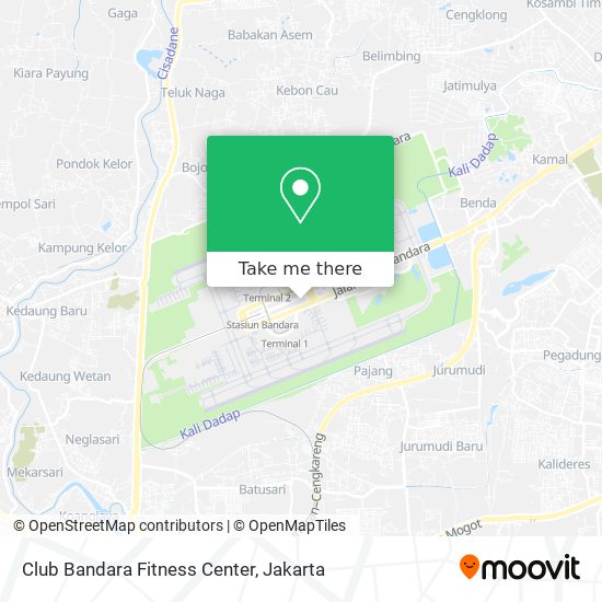 Club Bandara Fitness Center map