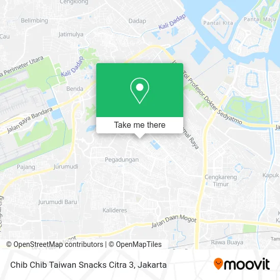 Chib Chib Taiwan Snacks Citra 3 map