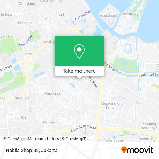 Nabila Shop 88 map