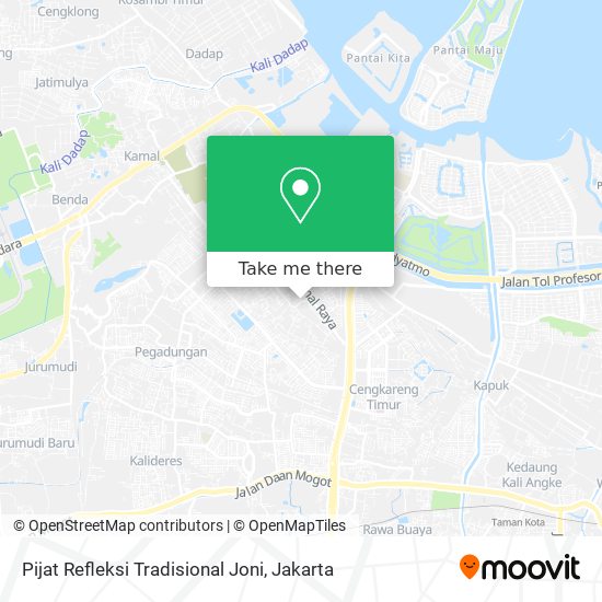 Pijat Refleksi Tradisional Joni map