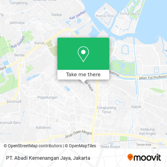 PT. Abadi Kemenangan Jaya map