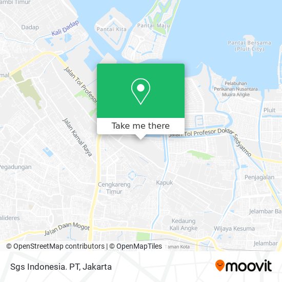 Sgs Indonesia. PT map